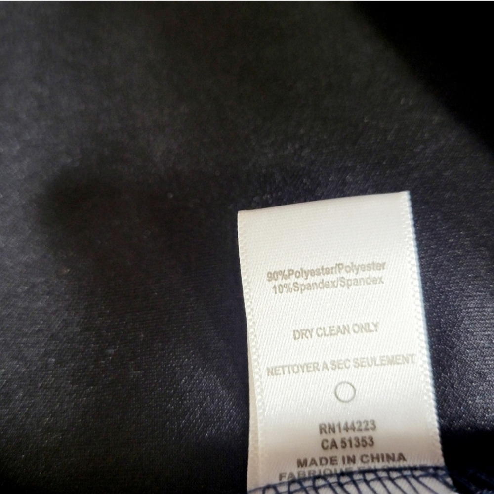 Anthropologie Womens Bishop & Young Faux Suede Blue Velvet Blue Shift Dress - Picture 5 of 6